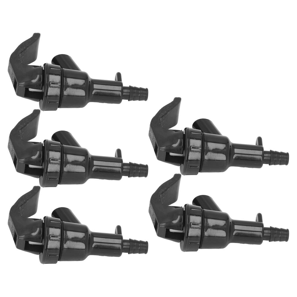 5 st Ölkran Bryggtunna Kran ABS 20PSI 1/4in Bard-anslutning 3/16in Utlopp Set Kit