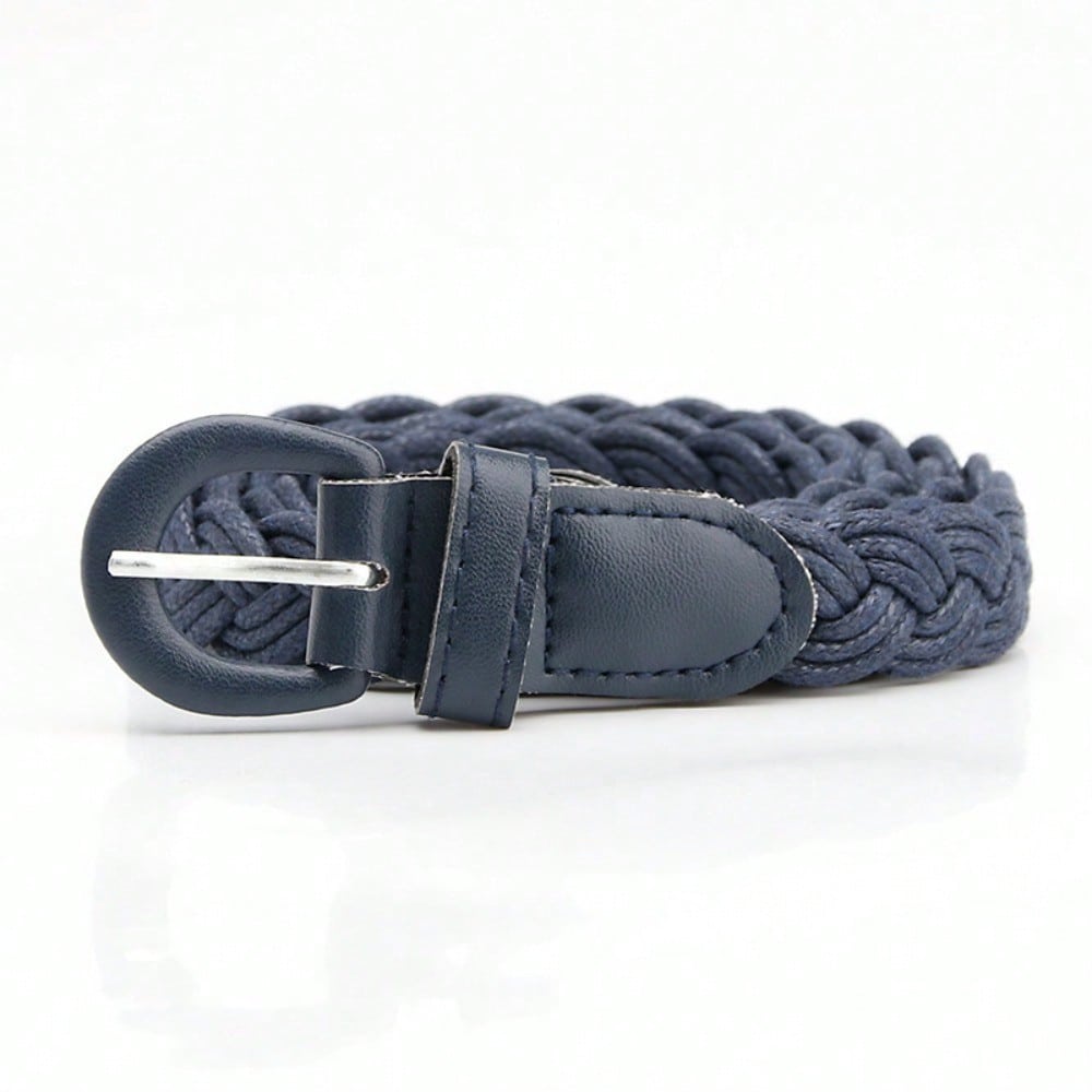 Retro Style Women's Woven Belt Fashion Versatile Shirt Dress Decorative Belt