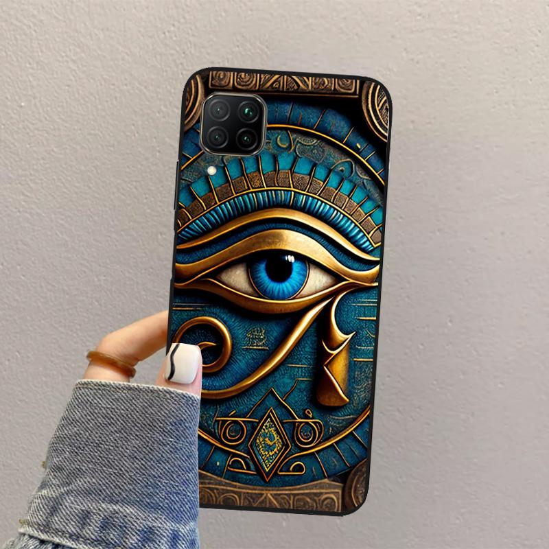 Egyptian Eye of Horus Art For Huawei Nova 10 9 SE 8i 11i 12i 12s Y60 Y61 Y70 Y90 Y72 Y73 Y91 P60 Pro P40 P30 Lite Case
