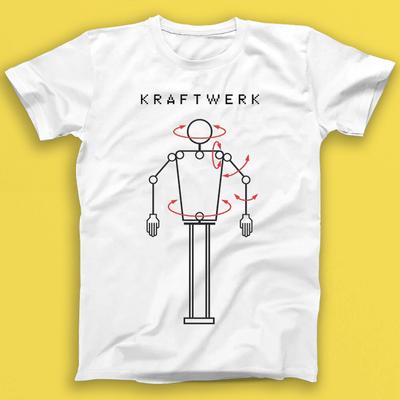 Kraftwerk Robot Elektroniczny Synth Pop Muzyka Prezent T-shirt Koszulka 1940
