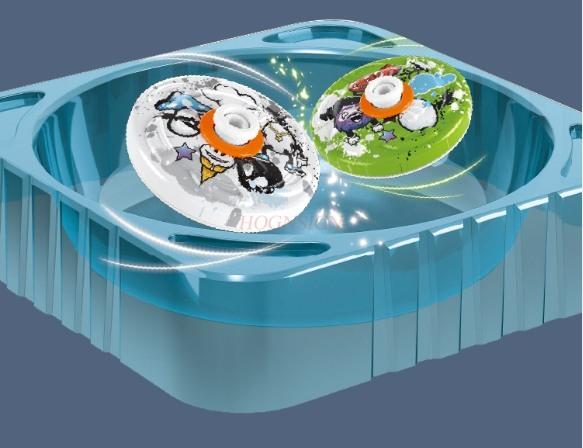 Alloy Combat Gyroscope Toy Folding Play Method For Children'S Infinite Acceleration Launcher For Combat Disk For Boys