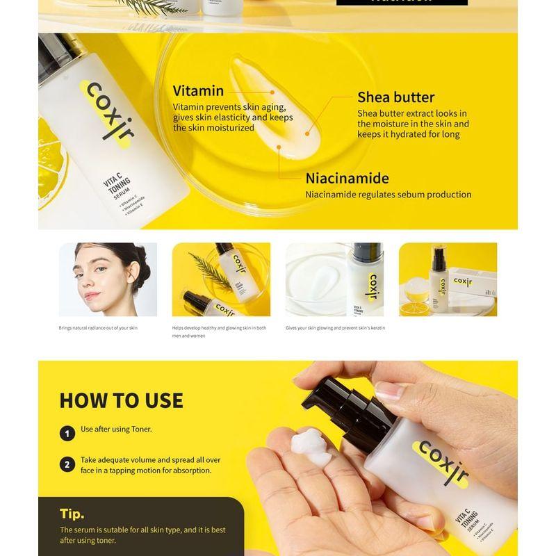Coxir - Vita C Toning Serum