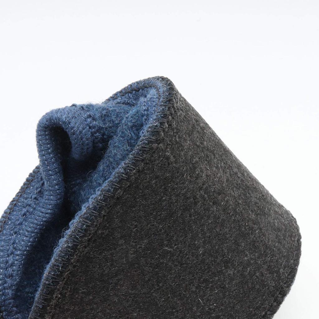 Hall Wool Made in Austria Size 41 Kitz-Pichler Slippers, (Blue, [24.5cm])