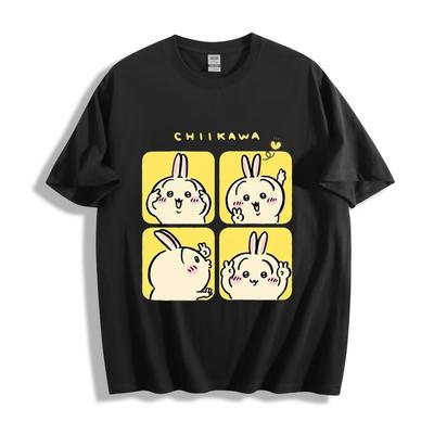 T-shirt Usagi Pose Espressive - Maglietta Unisex Cartoon Vivace