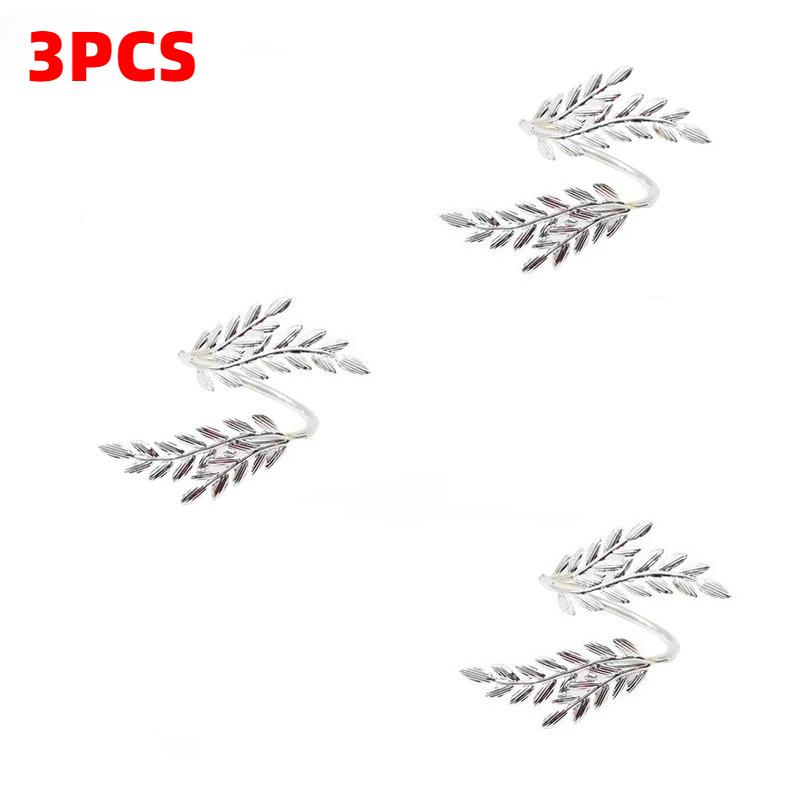 Gold Wheat Napkin Rings Metal Leaf Napkin Holder for Harvest Festival Fall Thanksgiving Dinner Party Table Decoration