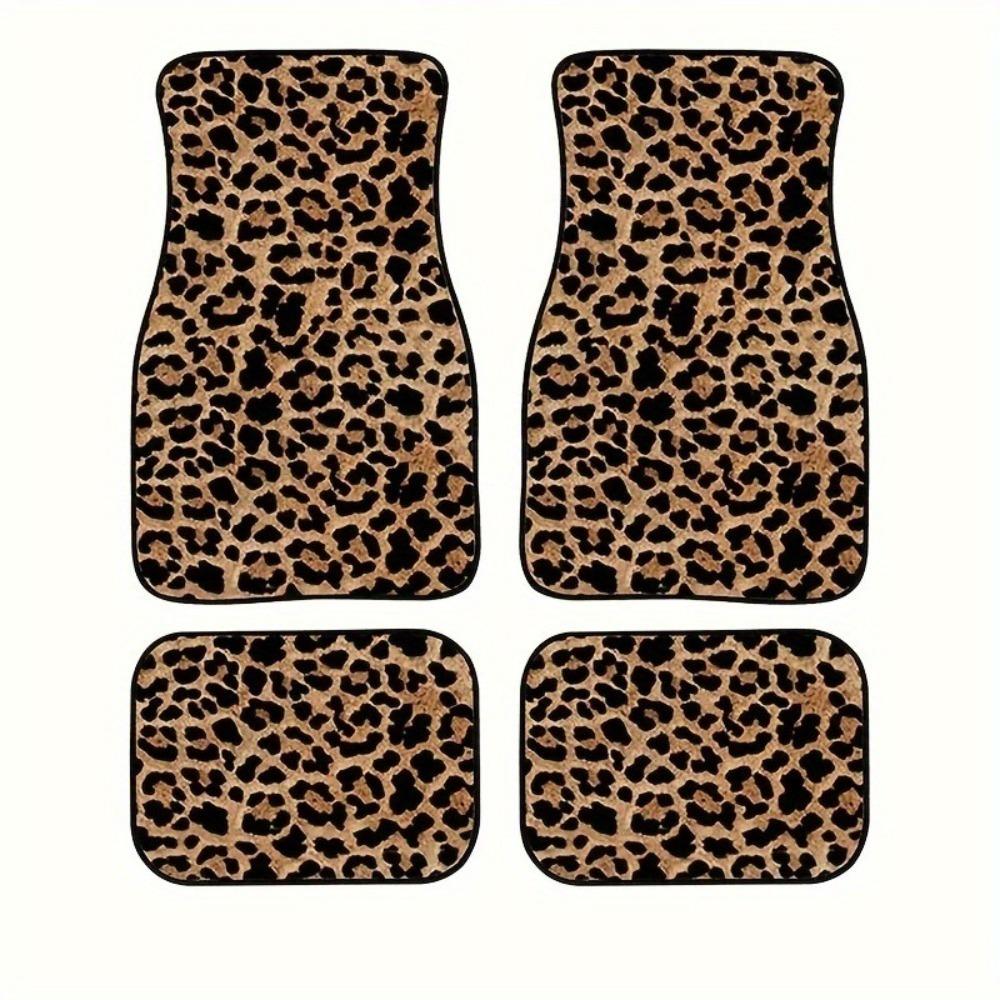 4Pcs Bohemian Car Floor Mats Anti-slip Car Floor Protector Rugs Persian Carpet  for Front Rear Seats