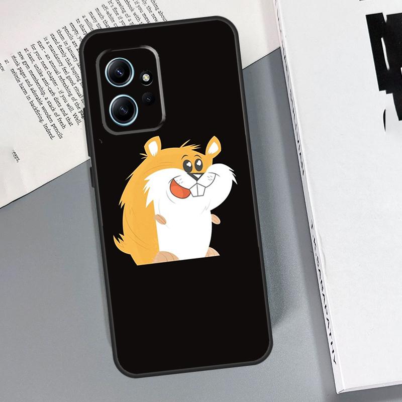 Cute Funny Hamster Case For Xiaomi Redmi Note 13 11 10 12 14 15 Pro Plus Cover For Redmi 15 15C 14C 10C 13C 12C
