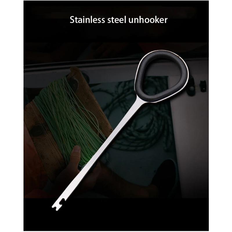 3 in 1 3PCS Stainless Steel Sharp Fishing Scissors Unhooker Multipurpose Fish Line Cutter Portable Hook Remover With Cover