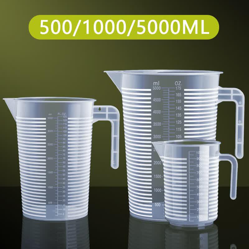 ZISIZ Commercial Plastic Measuring Cup
