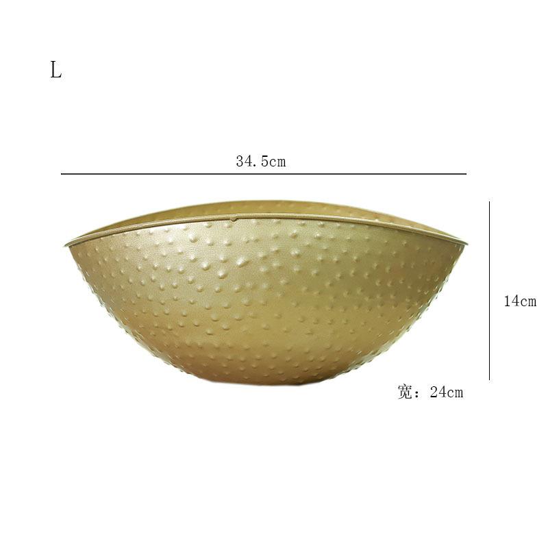

Новый большой размер золотой горшок-чаша ваза горшок Jubao цветочный горшок для посадки цветов ручной работы железный цветочный горшок для дома отеля декоративный подарок металл белый