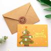 Christmas Tree Bell Elk Christmas Gift Gratitude Card Thank You Blessing Card  Party Favors Gifts