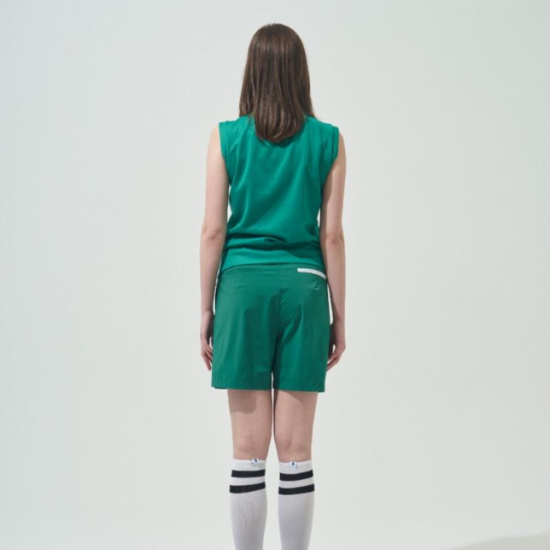 Blu Dot Half Zip Sleeveless Tee Plus Gn