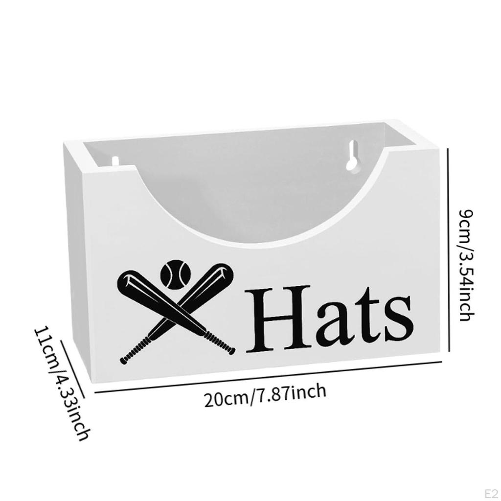 Cap Storage Solution for Wooden Hats, Compact Organizer Home And Office