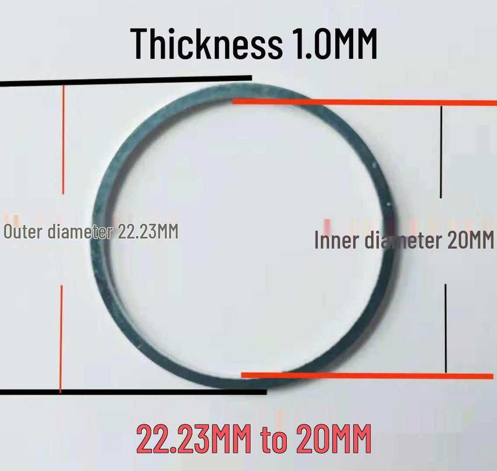 Angle Grinder Saw Blade Reducing Ring: 20mm To 16mm & 22mm To 25.4mm Washer