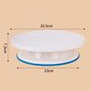 10 INCH Cake Stand Baking Tools Aluminum Alloy Birthday Cake Turntable Plastic Ceramic Glass Flower Mounting Table Cake Tools