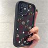 Black Cherry Staircase Groove Phone Case for iPhone 14-17 Pro Max