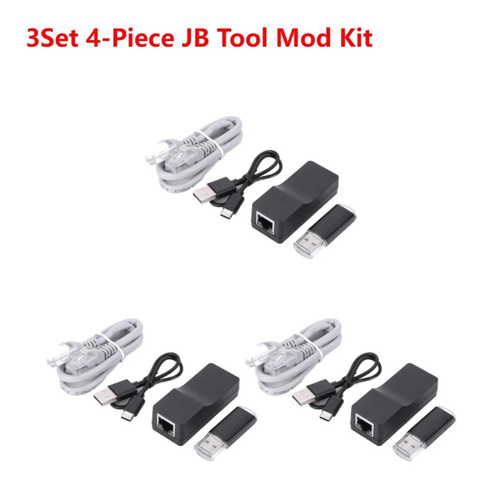 20/1Set One-Key JB Tool Mod Kit JB Adapters With USB Drive Ethernet Type-C Cable Gaming Accessories For PS4 FW 9.0 11.0 System