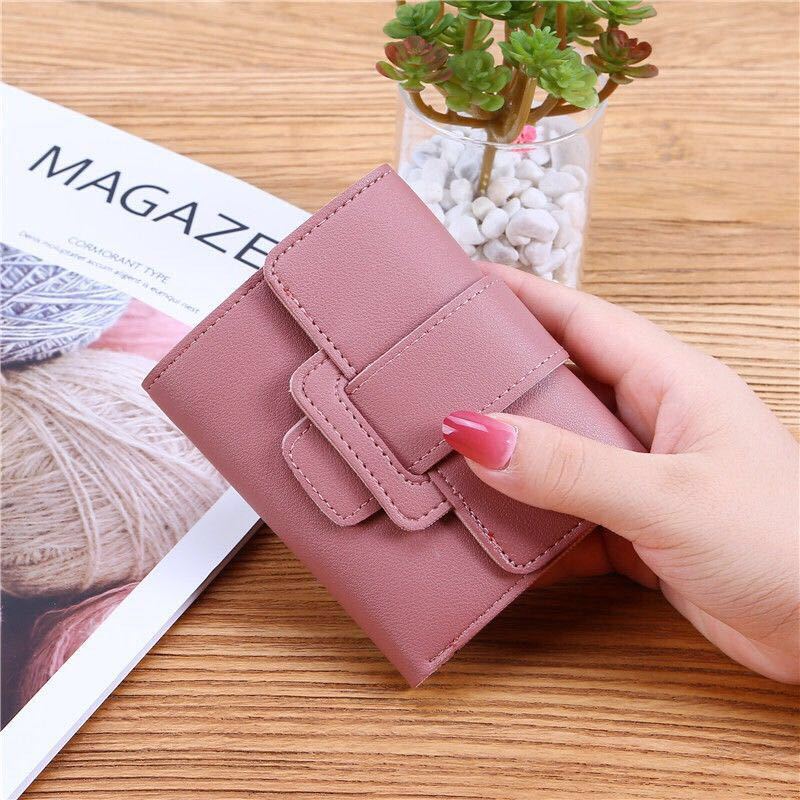 Fashion Short Wallet Female Student Stylish Cute Portable Mini Ladies Wallet Coin Purse Bag Card Holder