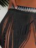 New Style Elastic Tassel Beach Cover-up Skirt