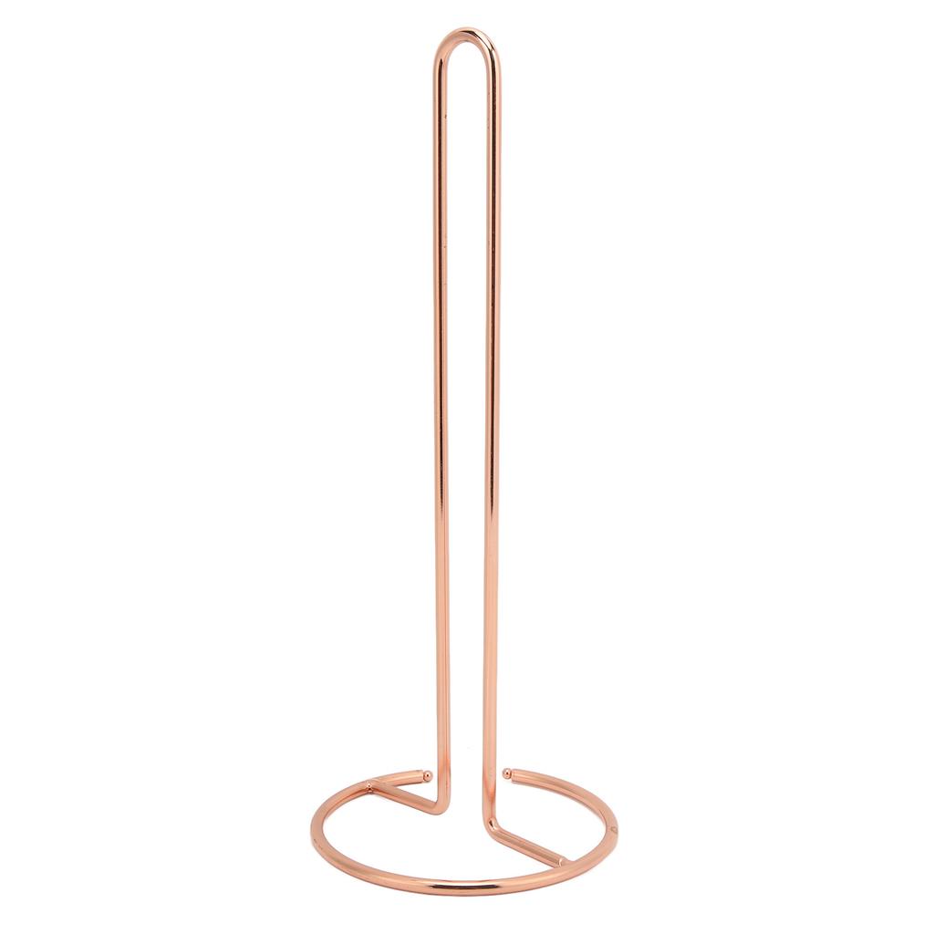 Wrought Iron Tissue Holder Smoother Surfaces Simple 1 Piece Molding Tissue Reserve Paper Holder for Office Kitchen