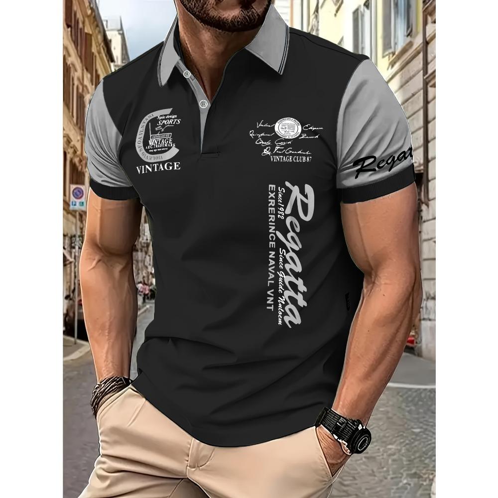 Summer new men s short sleeved POLO casual, fashionable, comfortable S