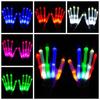 Finger Led Electro Flashing Gloves Light Up Christmas Dance Rave Party Fun