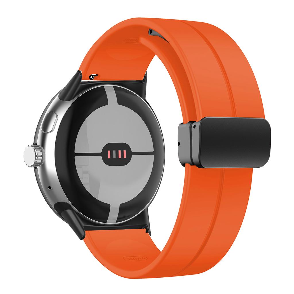 NEW Silicone Strap for Google Pixel Watch 3 45mm Band for Google Pixel Watch 1 2 3 41mm Magnetic Wristband Bracelet Accessories