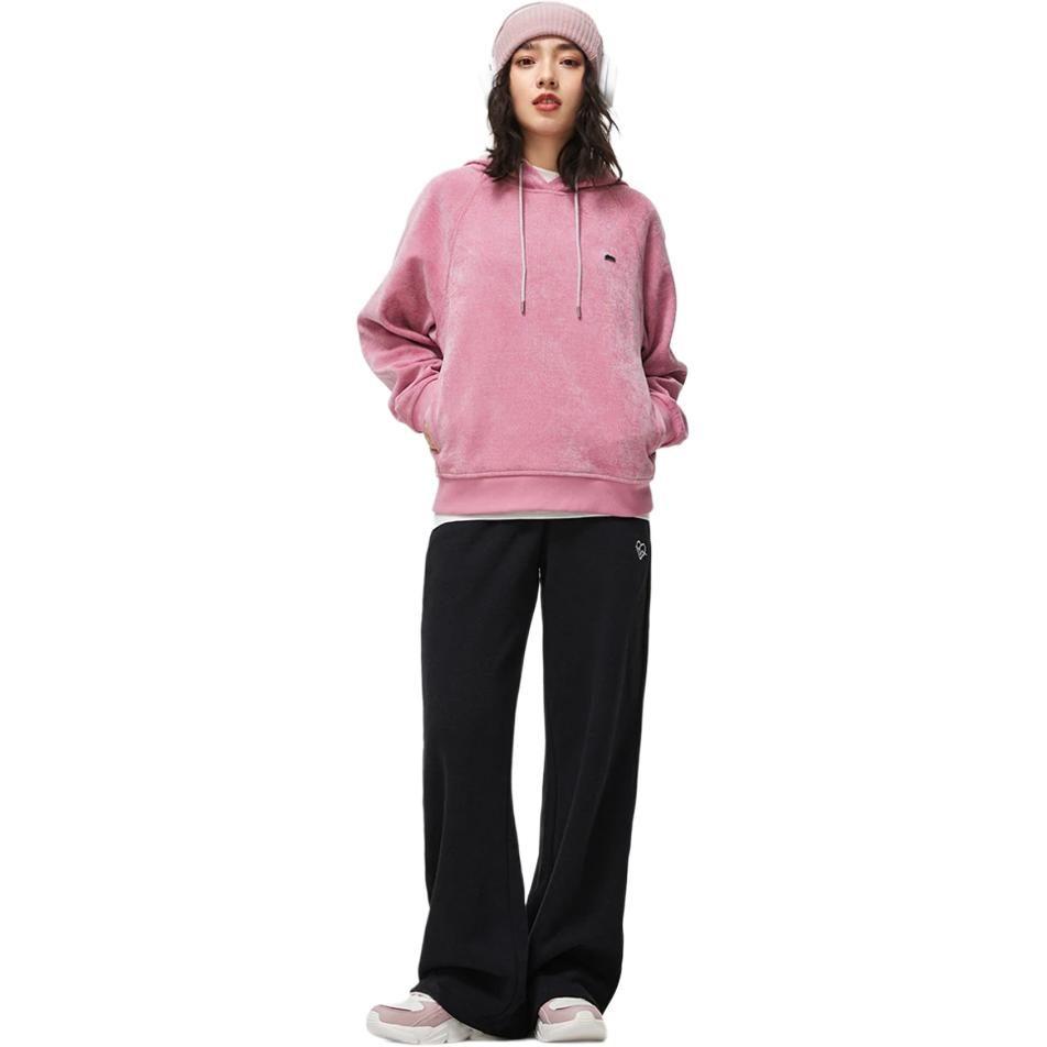 Li Ning Sports Trendy Collection Sweatshirt Women's Light Rose Red AWDT030-2