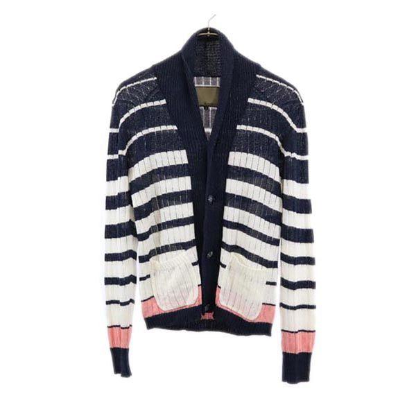 

AYUITE Вязаный кардиган с длинным рукавом 1 Темно-синий другой Пуговица кончо Мужской Б/у