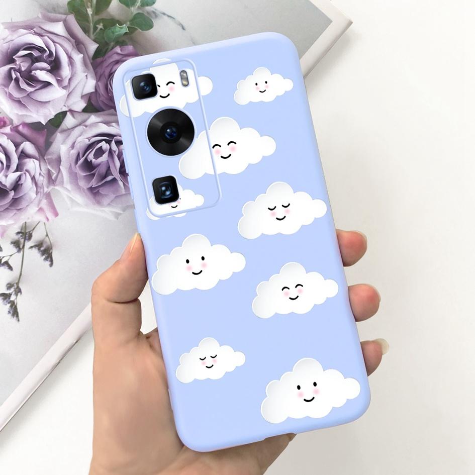 Für Huawei P60 Hülle Für Huawei P60 Pro Cover Mode Blume Weiches Silikon Handyhülle Für Huawei P60 Art Hülle P 60 P60Pro Fundas