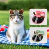 Pet Outdoor Supplies With Ear Holes Dog Sunscreen Hat Cute Adjustable Dog Fisherman Hat Colorful Pet Summer Cap Cat
