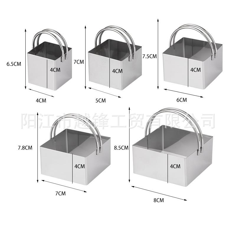 

5 шт. Форма для сконов, пирожных, печенья из нержавеющей стали с ручкой, набор вырубок для печенья, волнистая вырубка для печенья с круглым зубчатым режущим инструментом