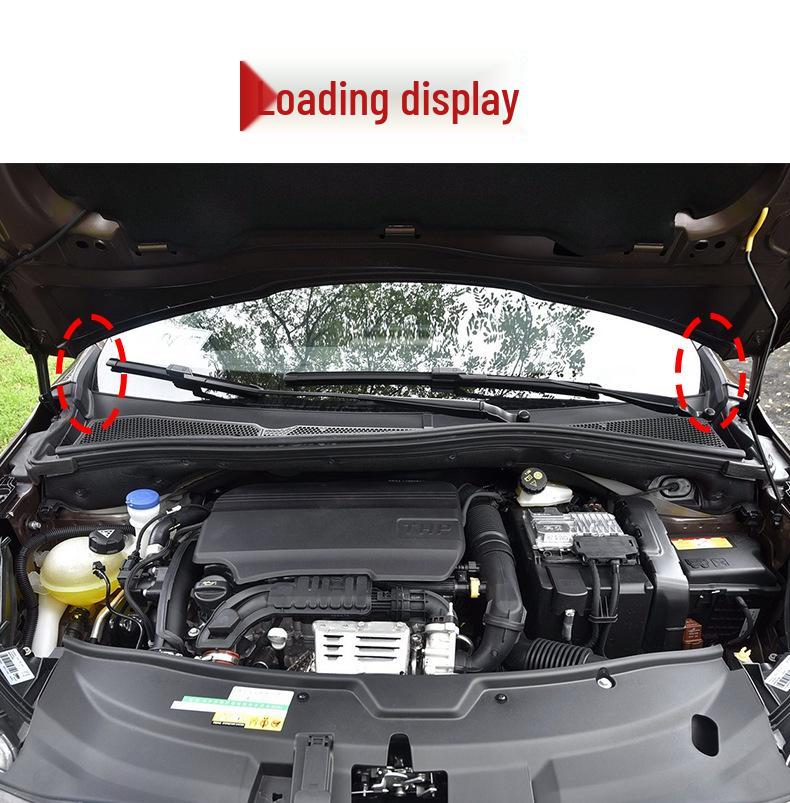 Peugeot 2008 Rain Gutter Seal Strip for Windshield Cowl Wiper Deflectors (Left/Right)