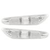 2pcs Side Marker Turn Signal Lights No Bulb for E90 E91 E92 E93 3 Series 2006-2011 (White)