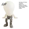 3D Printing Ornament Printed Articulated LED Glow-in-the-Dark Action Figure Posable Light Bulb Head Night with Novelty Movable Joints Creative Desk