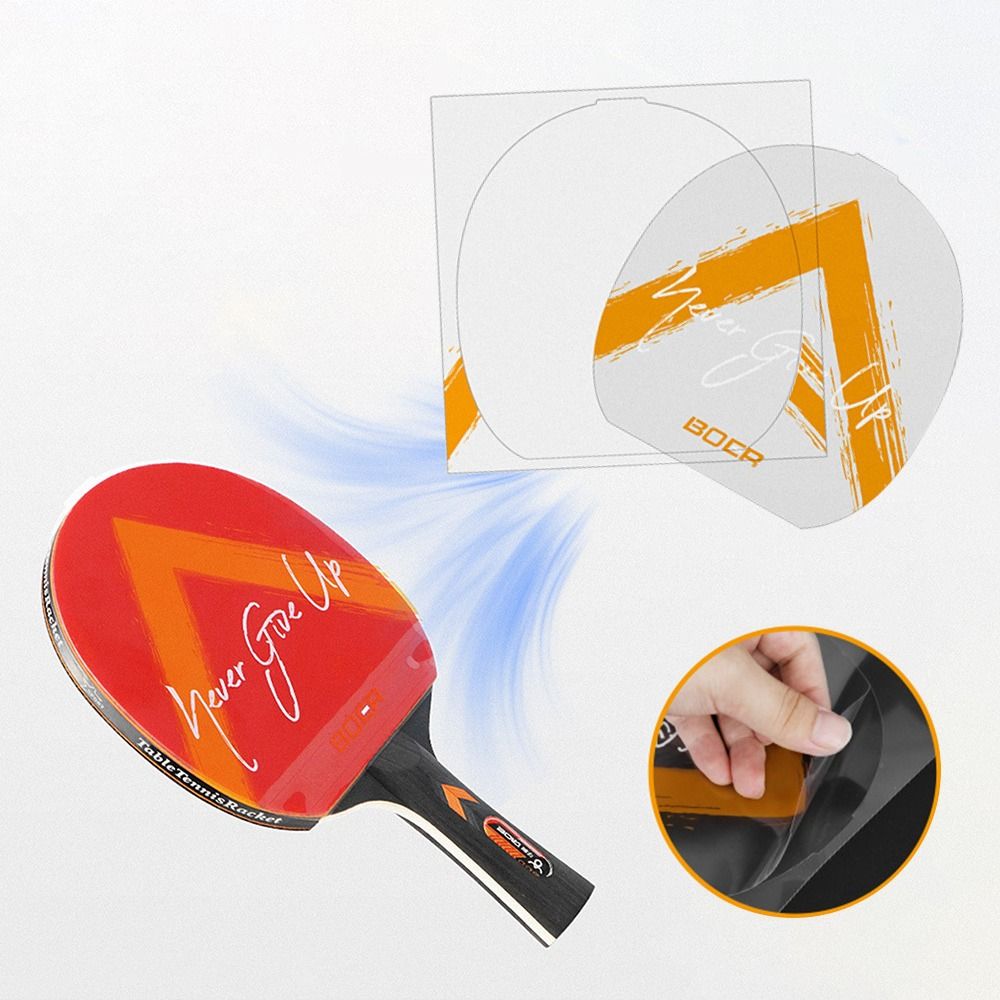 

Transparent Ping Pong Racket Protective Film Sticky Racket Rubber Protective Film