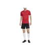Nike Solid Color Simple Print Small Logo Quick-Dry Breathable Football Crew Neck Short Sleeve T-Shirt Men Tops University-Red HF0524-657