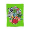 Coperta Familiare Teen Titans Go Flanella Vintage Morbida Coperte per Coprire Sedia Divano Inverno,