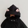 Baby Boy Girl Jumpsuit Winter Cute Cartoon Hooded Bodysuits Infants Solid Thick Warm Kids Clothes Girls Costumes