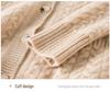 Women's Cashmere Lapel Sweater Coat - Thick, Knitted Base Layer for Autumn & Winter, Plus Sizes Available