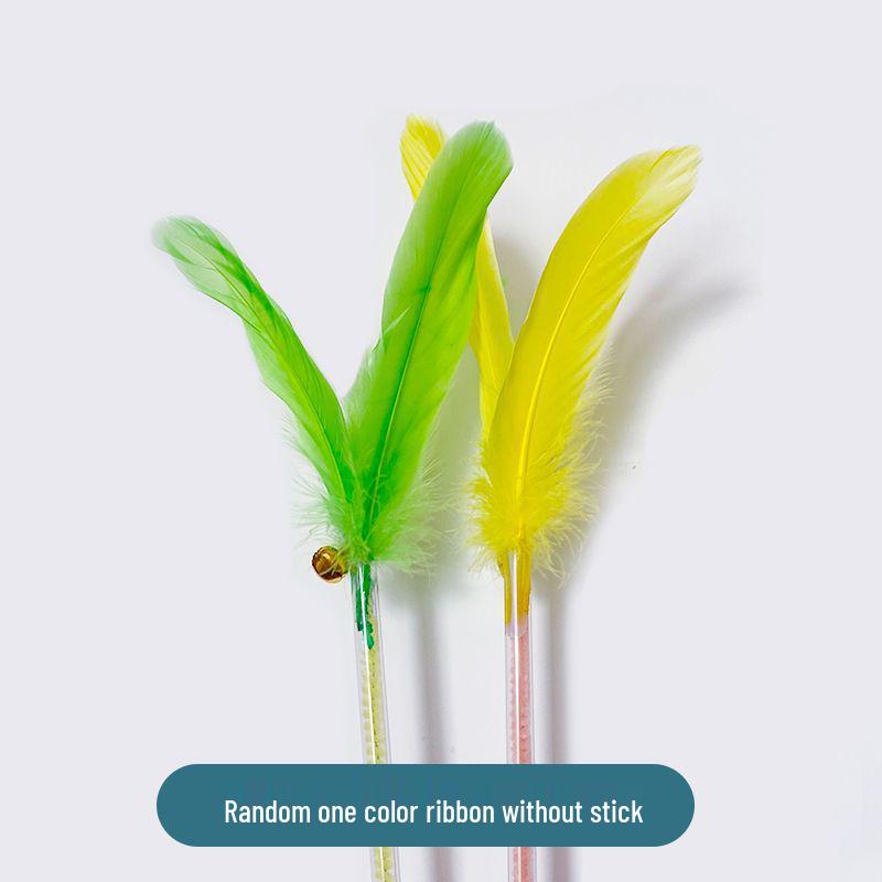 Lange Angel mit bunten Federn - Handgefertigt, langlebig und elastisches Spielzeug im Angelstil