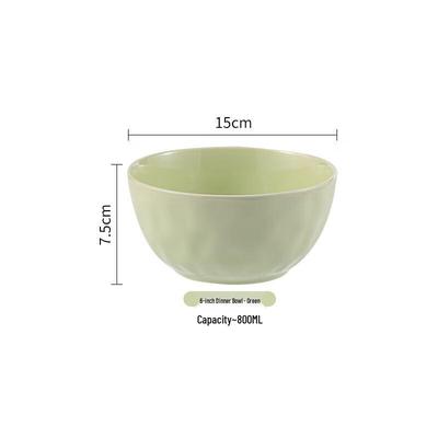 ZISIZ Cream Style Ceramic Soup & Noodle Bowl