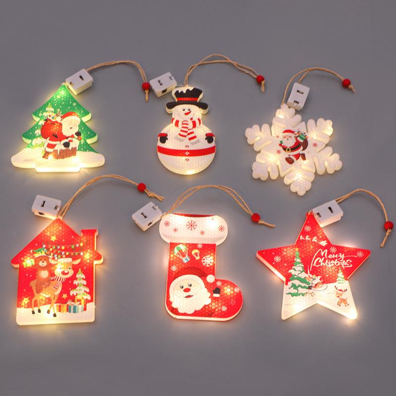 Decoration Nightlight Bar Pendant Christmas Shop Window Festival Tree Decoration Supplies Scene Layout