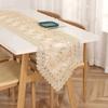 Vintage Lace Table Runner Waterproof Oilproof Long American Country Style Dining Mat Table Runner Tea Table Desktop Decorative