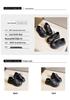 Children's Black British Style Leather Shoes - Suitable for Boys and Girls In Primary School, Perfect for Spring, Autumn, and All Seasons.