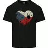 Love Czechia Flag Czech Republic Day Football Kids T-Shirt Childrens