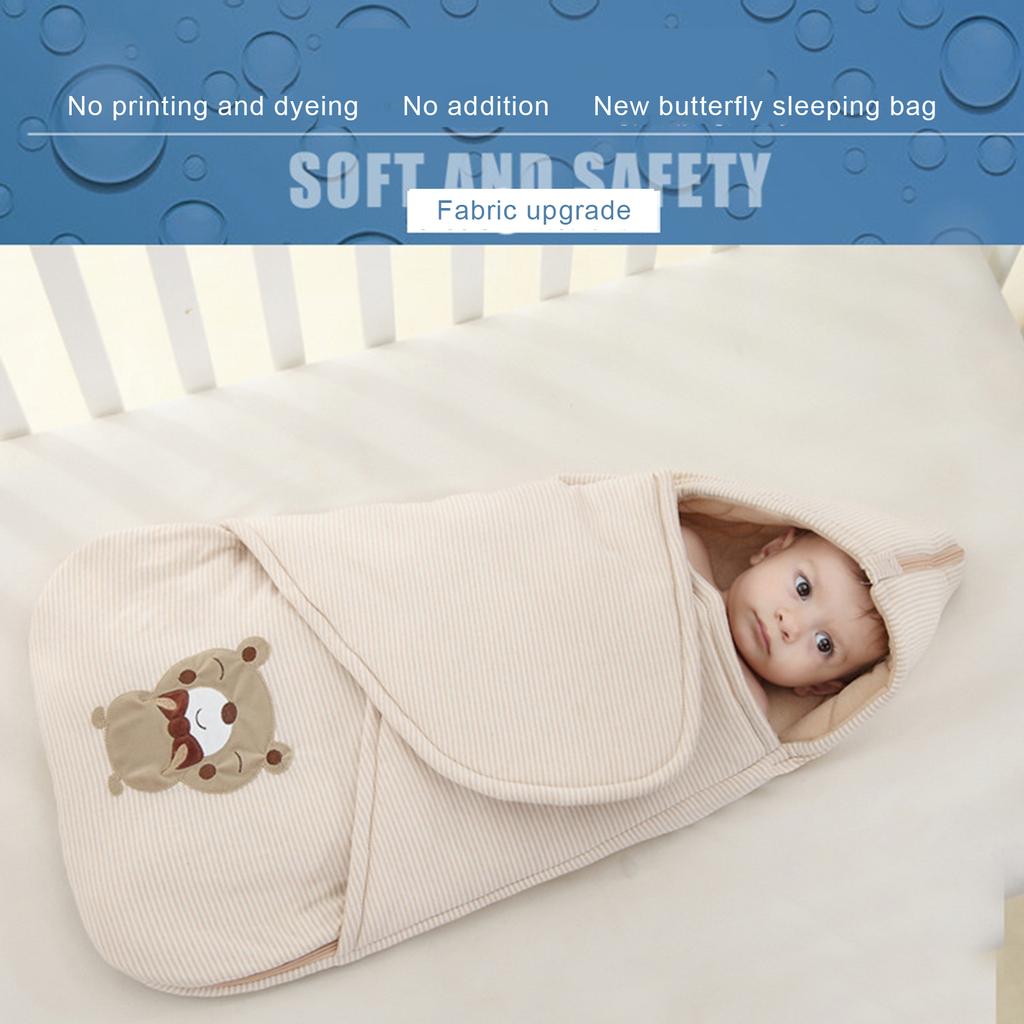 Buy Newborn Sleeping Bag With Organic Cotton Quilt And Thickened Baby