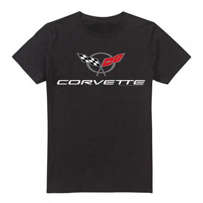 Chevrolet Unisex Adult Corvette Modern Emblem T-Shirt