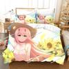 Anime Darling In the Franxx 02 Zero Two Bedding Set Print Single Comforter Duvet Cover Pillow Case 3 Pieces Sets Kids Adult Size