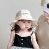 Girls' Breathable Mesh Wide Brim Sun Hat for Summer Outings
